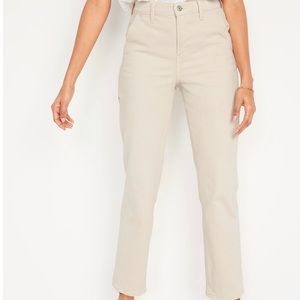 High rise straight leg jeans in perfect condition